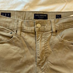Lucky Brand Chino jean style pants, 121 Slim straight, 32x32
